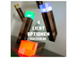 Torchons Minecraft avec différentes couleurs de lumière.