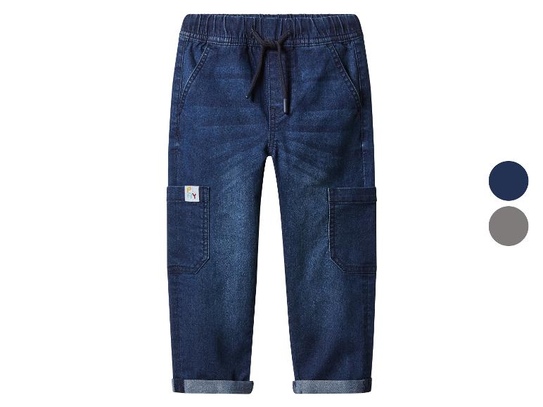 Jeans enfant, style cargo, plusieurs coloris.