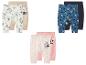 Trois ensembles de leggings pour bébé : motifs Winnie l'Ourson, Mickey Mouse et Minnie Mouse.