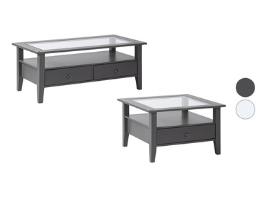 Inter Link Table basse, avec dessus en verre