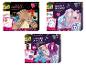 Kits de loisirs créatifs pour enfants : bracelets, bandeaux et chouchous sur le thème glamour.