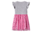 Robe grise et rose pour fille avec imprimé Pat' Patrouille.