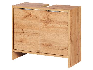 LIVARNO home Meuble sous vasque Verona, 64,1 x 54,8 x 27,7 cm, imitation chêne