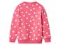 Sweat-shirt rose pour enfant avec motif marguerites blanches