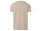 T-shirt beige à manches courtes, vue arrière.