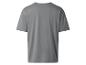 T-shirt gris uni, vue arrière.