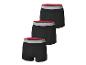 Trois boxers noirs de la marque Parkside.