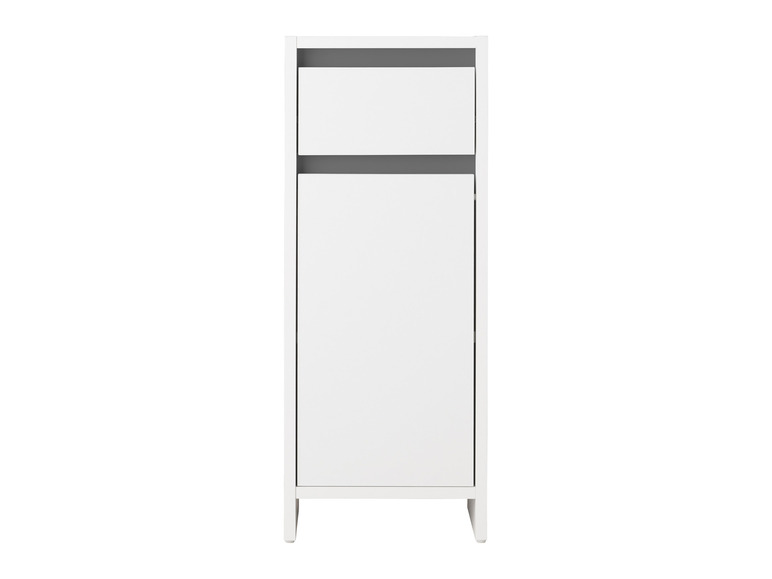 Aller en mode plein écran : LIVARNO home Armoire latérale de salle de bains Oslo, 32 x 80 x 28 cm, blanche - Image 1