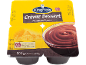King Frais Crème Dessert saveur chocolat, 500g (4 x 125g) avec cacao certifié UTZ.