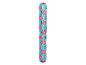 Bâton de plage gonflable avec motif de tranches de pamplemousse rose sur fond bleu