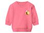 Sweat-shirt bébé rose avec motif abeille