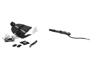 CRIVIT Mini-pompe à vélo / Set d'outils pour vélo