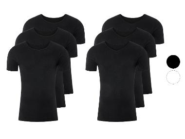LIVERGY® Lot de 3 maillots de corps côtelés homme
