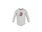 Body bébé à manches longues blanc avec motif Minnie Mouse et nœuds roses