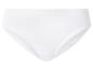Culotte blanche unie pour femme
