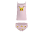 Ensemble de sous-vêtements pour enfants LUPILU® Pokémon avec débardeur rose et culotte.