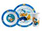 Ensemble vaisselle enfant Disney : assiette, bol, gobelet, Donald.