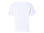 T-shirt blanc uni, vue arrière.