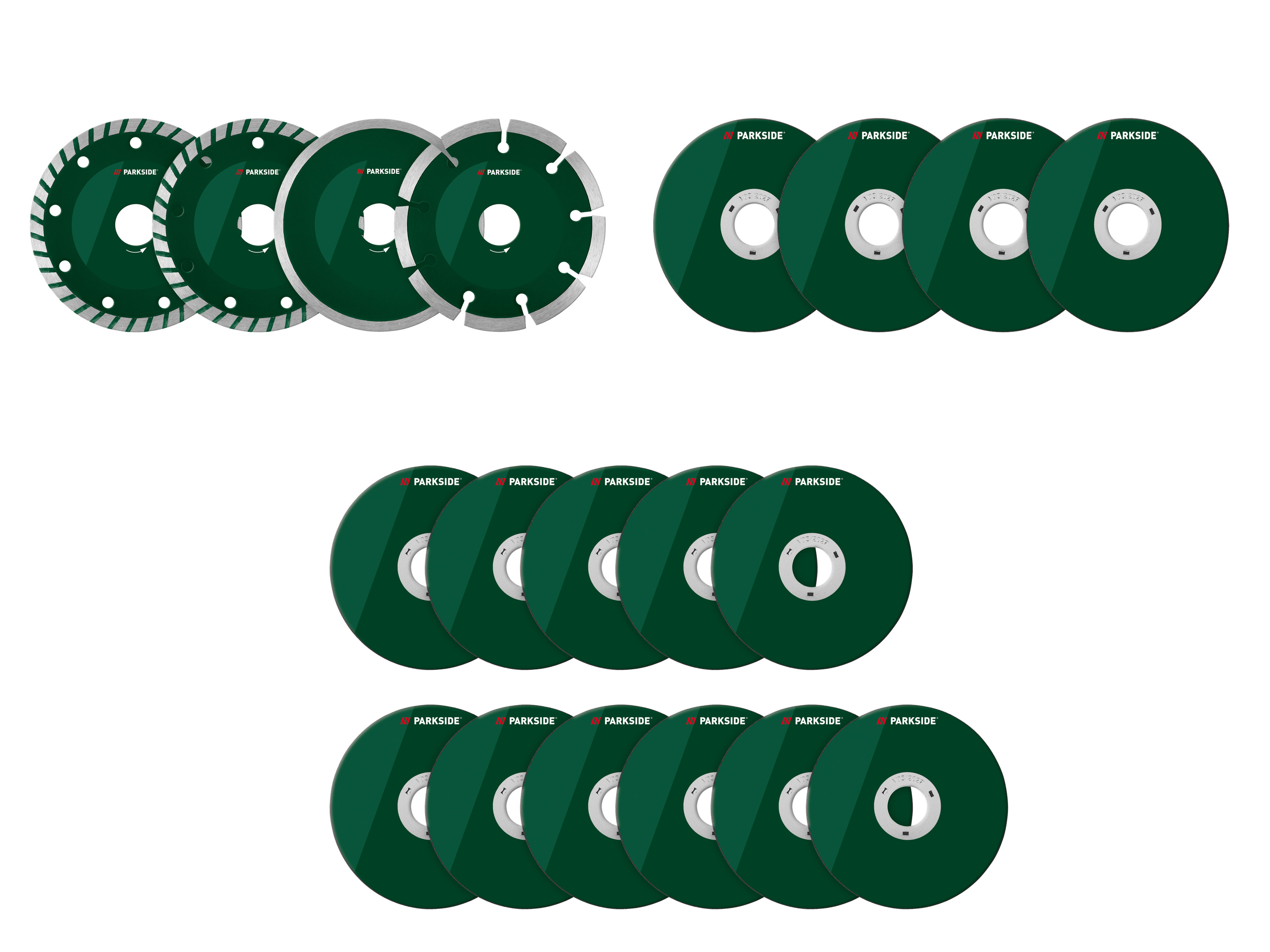 PARKSIDE® Set de disques à tronçonner