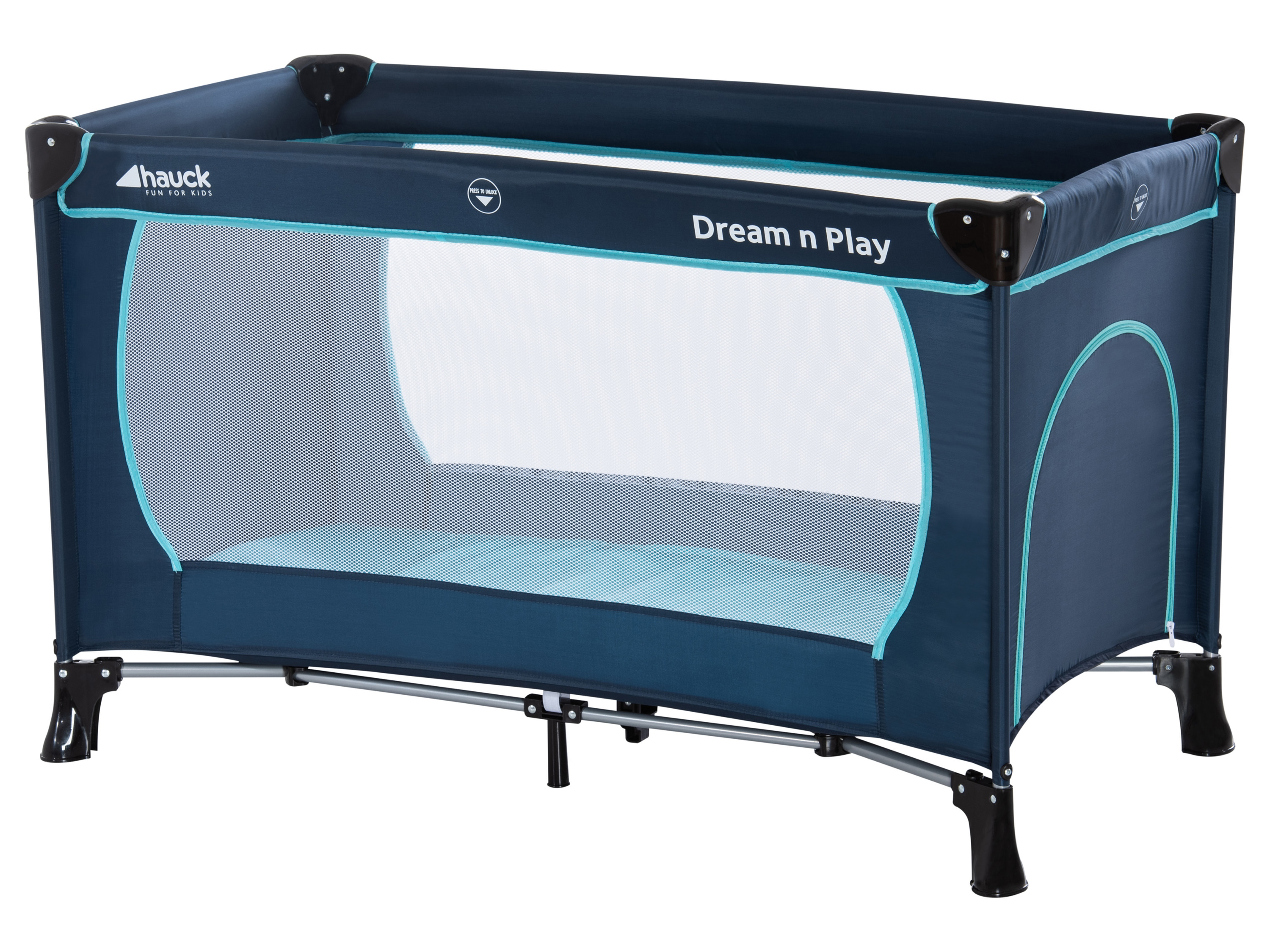 HAUCK Lit parapluie pliant Dream N Play, 125 x 65 x 76 cm