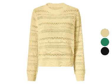 esmara® Pull en maille ajourée femme