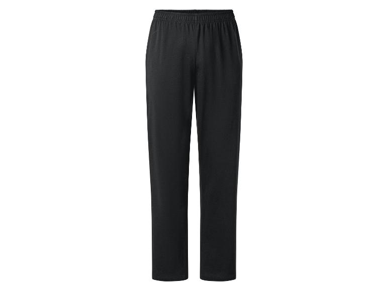 Pantalon de sport noir avec taille élastique.