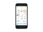 Un smartphone avec une application de fitness qui suit les pas, les calories et le sommeil.