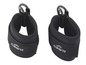 Deux poids de cheville noirs Crivit pour le fitness.