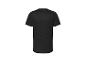 T-shirt noir homme à manches raglan, vue arrière.
