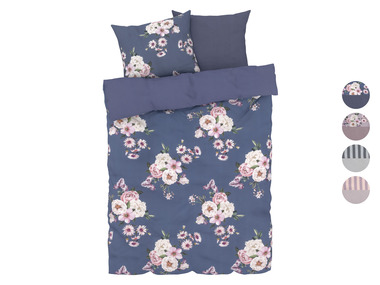 LIVARNO home Parure de lit en satin microfibre, 240 x 220 cm