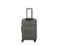 Valise à roulettes vert olive avec poignée télescopique