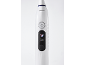 Brosse à dents électrique blanche avec fonction de nettoyage de la langue