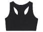 Soutien-gorge de sport noir.