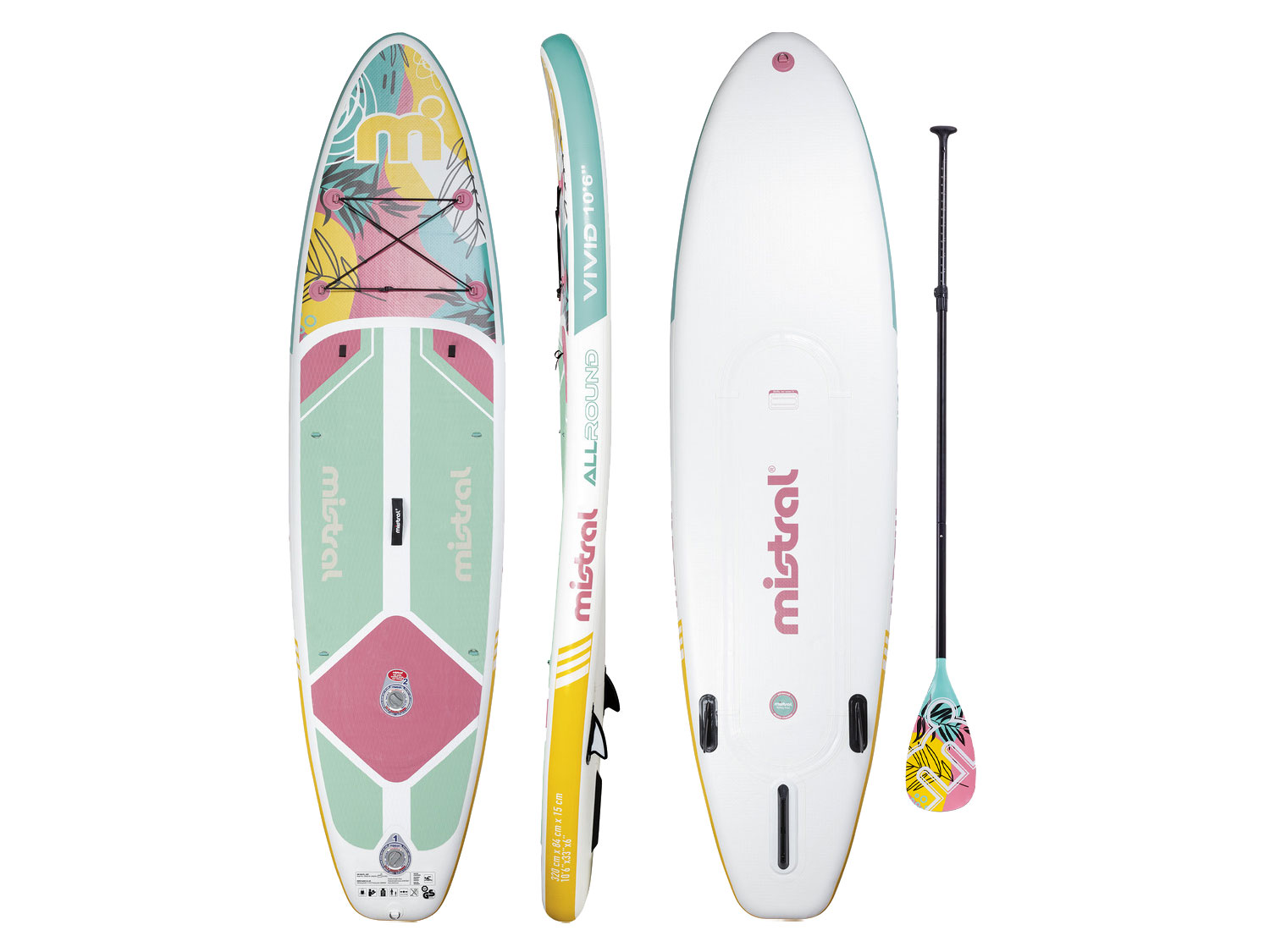 Mistral Paddle Floral Lizenz 10'6