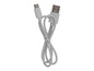 Un câble USB-C vers USB-A blanc.