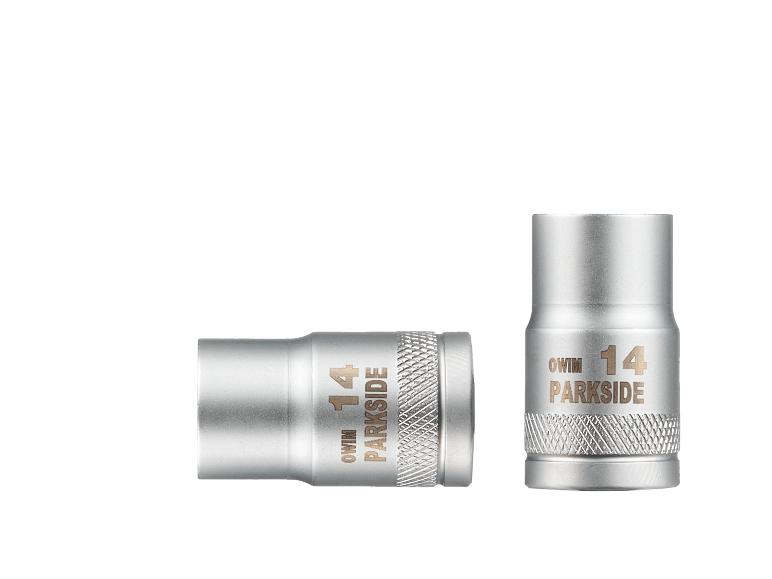Deux douilles Parkside de 14 mm.
