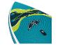 Planche de paddle gonflable Fanatic, design turquoise et vert lime.