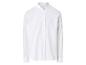 Chemise blanche à manches longues, style classique.