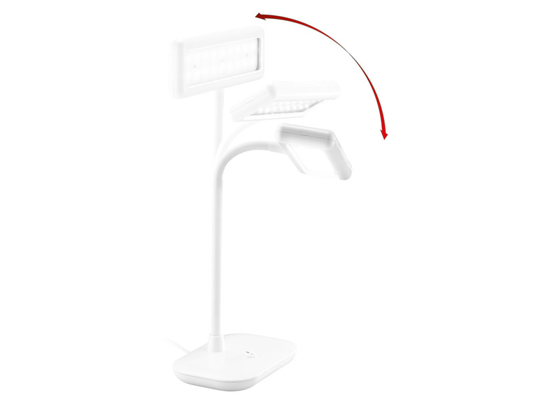 Aller en mode plein écran : LIVARNO home Lampe lumière du jour LED avec bras flexible, blanc - Image 5