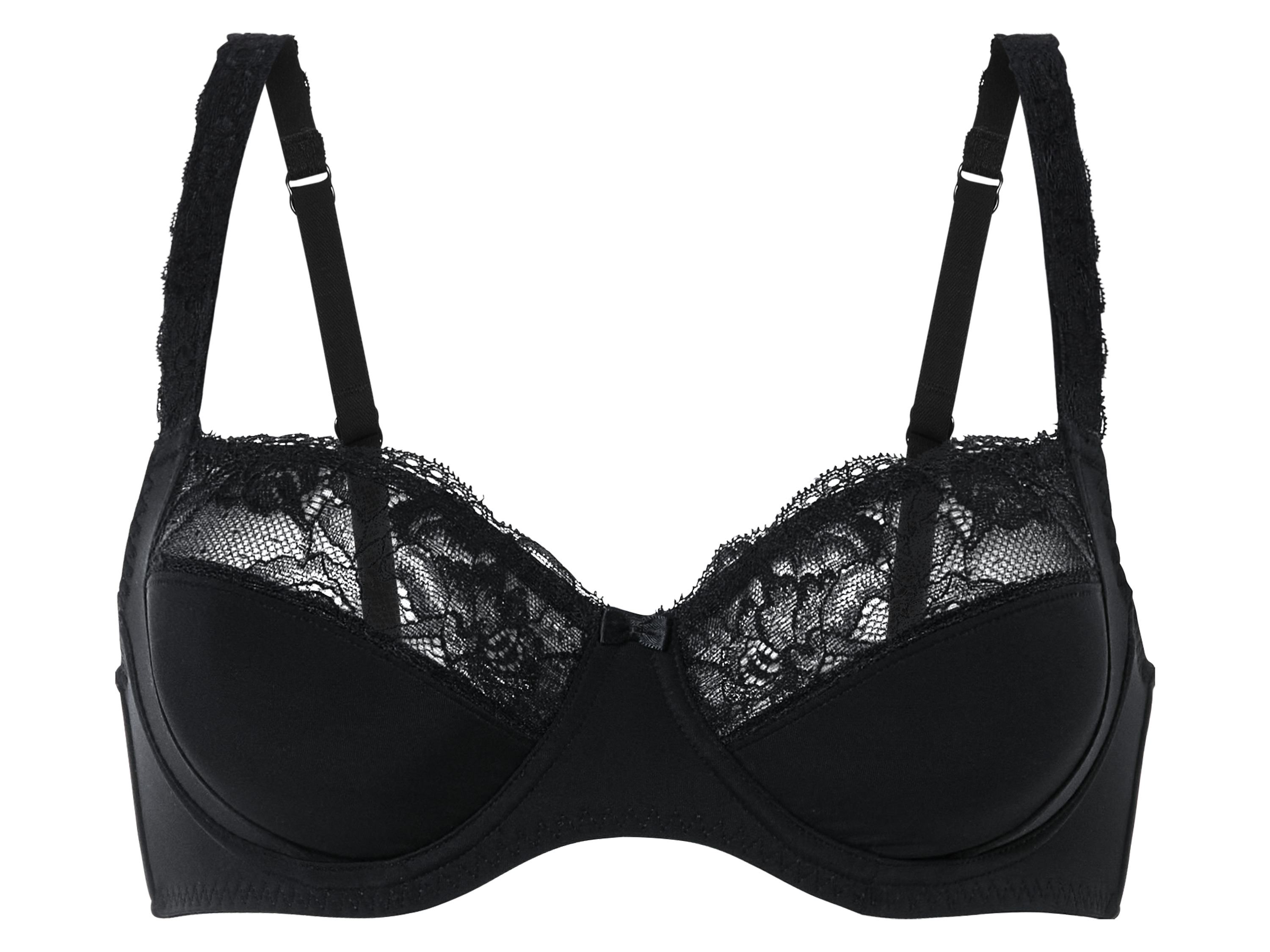 esmara® Soutien-gorge en dentelle femme (100D, noir)