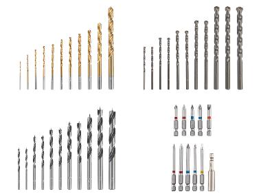 PARKSIDE® Set de mèches, forets ou embouts, 11 pièces