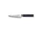 Couteau Santoku en acier damas ECHTWERK avec manche sombre.