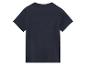T-shirt enfant, bleu marine, vue arrière.