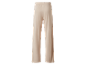Pantalon large beige, en tissu doux.