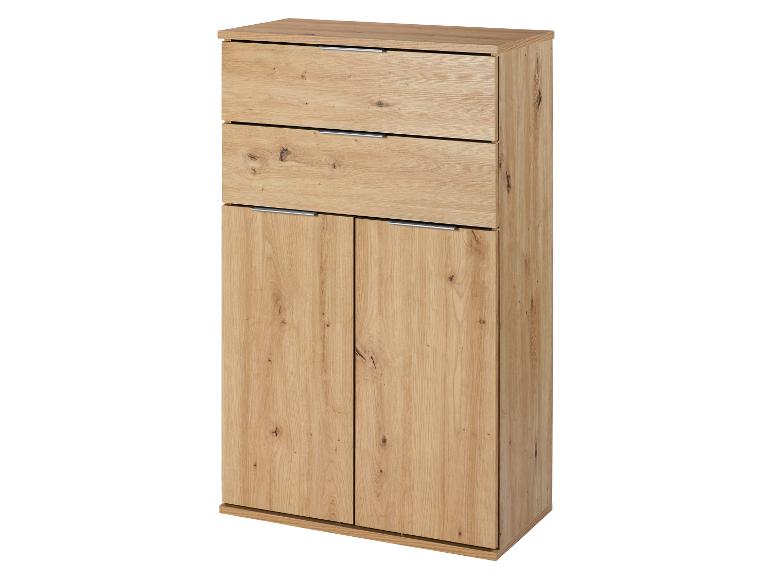 LIVARNO home Meuble bas, 57,6 x 94,8 x 32,9 cm, imitation chêne