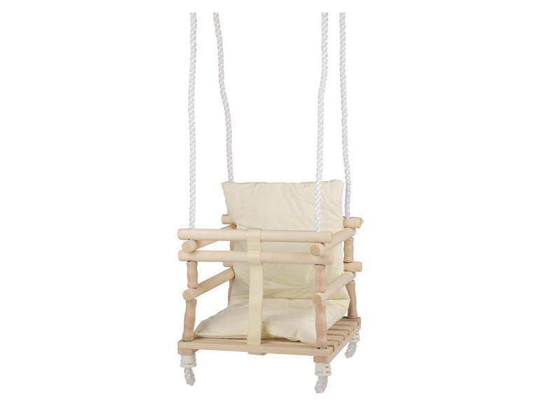 Aller en mode plein écran : Playtive Balançoire en bois avec siège de sécurité bébé - Image 2
