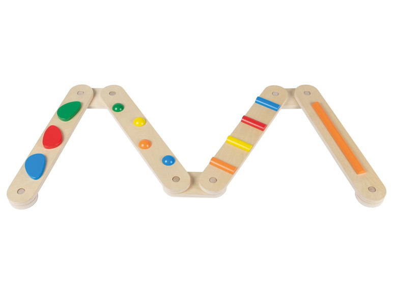 Jeu de poutres d'équilibre en bois, 9 pièces