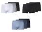 Lot de boxers pour hommes en blanc, gris, noir et bleu