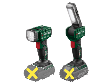 PARKSIDE® Lampe torche à LED, 280 lm, 20 V