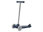 Trottinette Playtive bleue avec des roues grises.